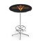 Holland Bar Stool Co 42" Chrome Arizona State Pub Table, Pitchfork L216C4228ArizSt-F - alternate 1